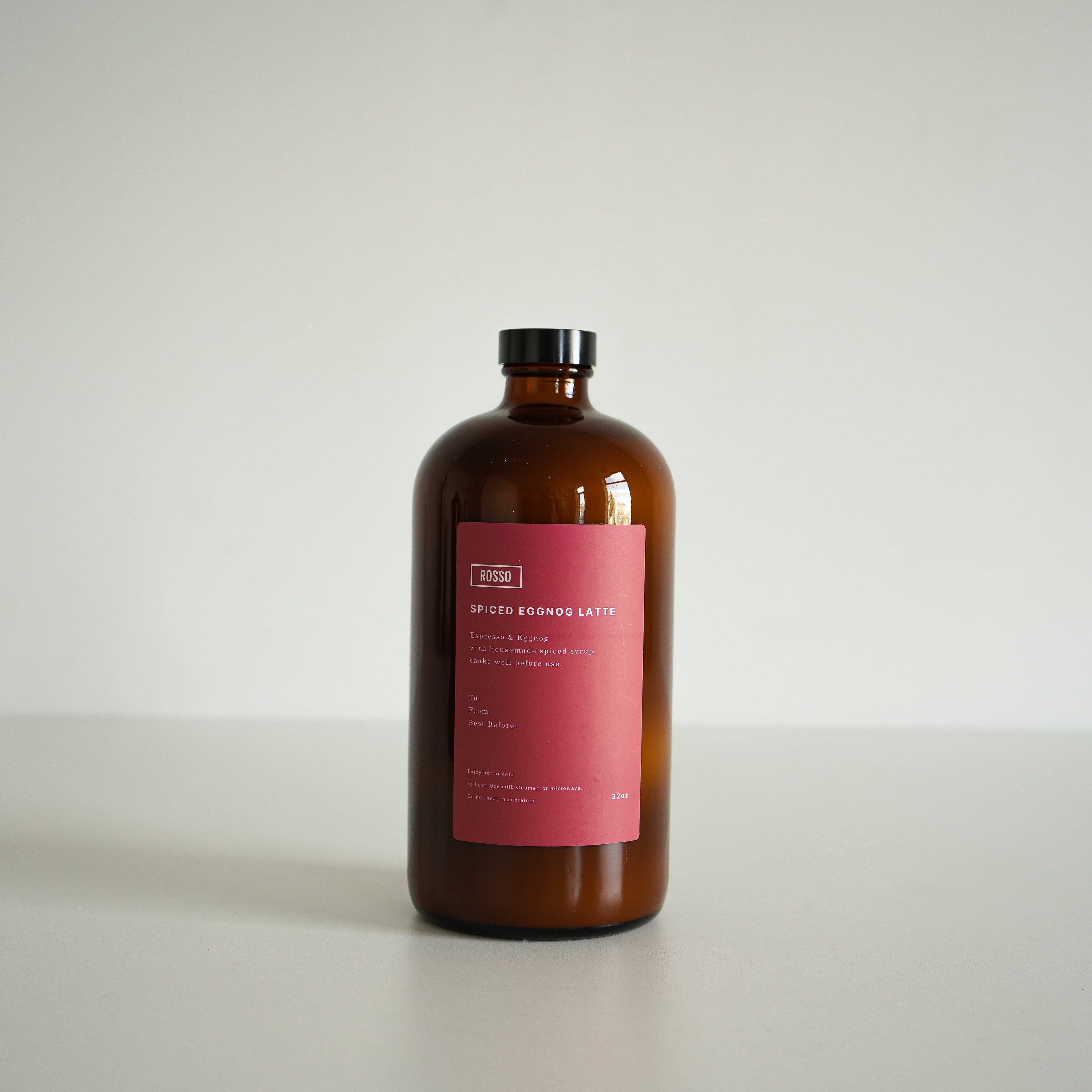 Rosso Holiday Grams 32 oz Rosso Coffee Spiced Eggnog