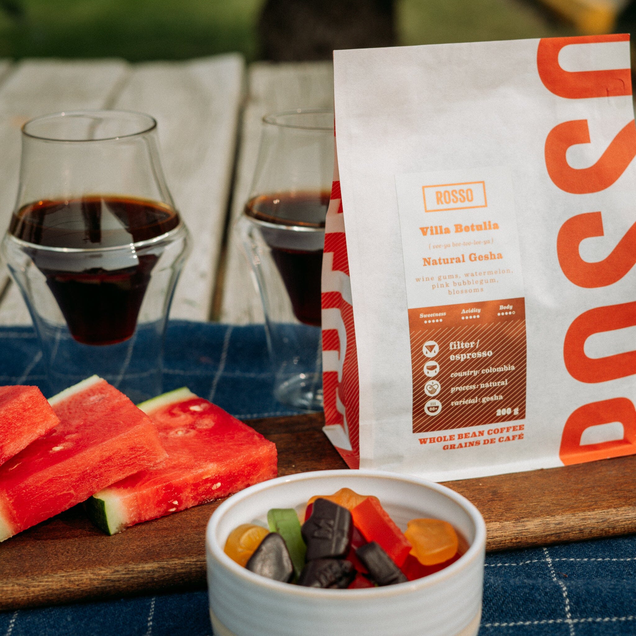 Villa Betulia Natural Gesha — Ships on Dec 20. Retail Web Rosso Coffee