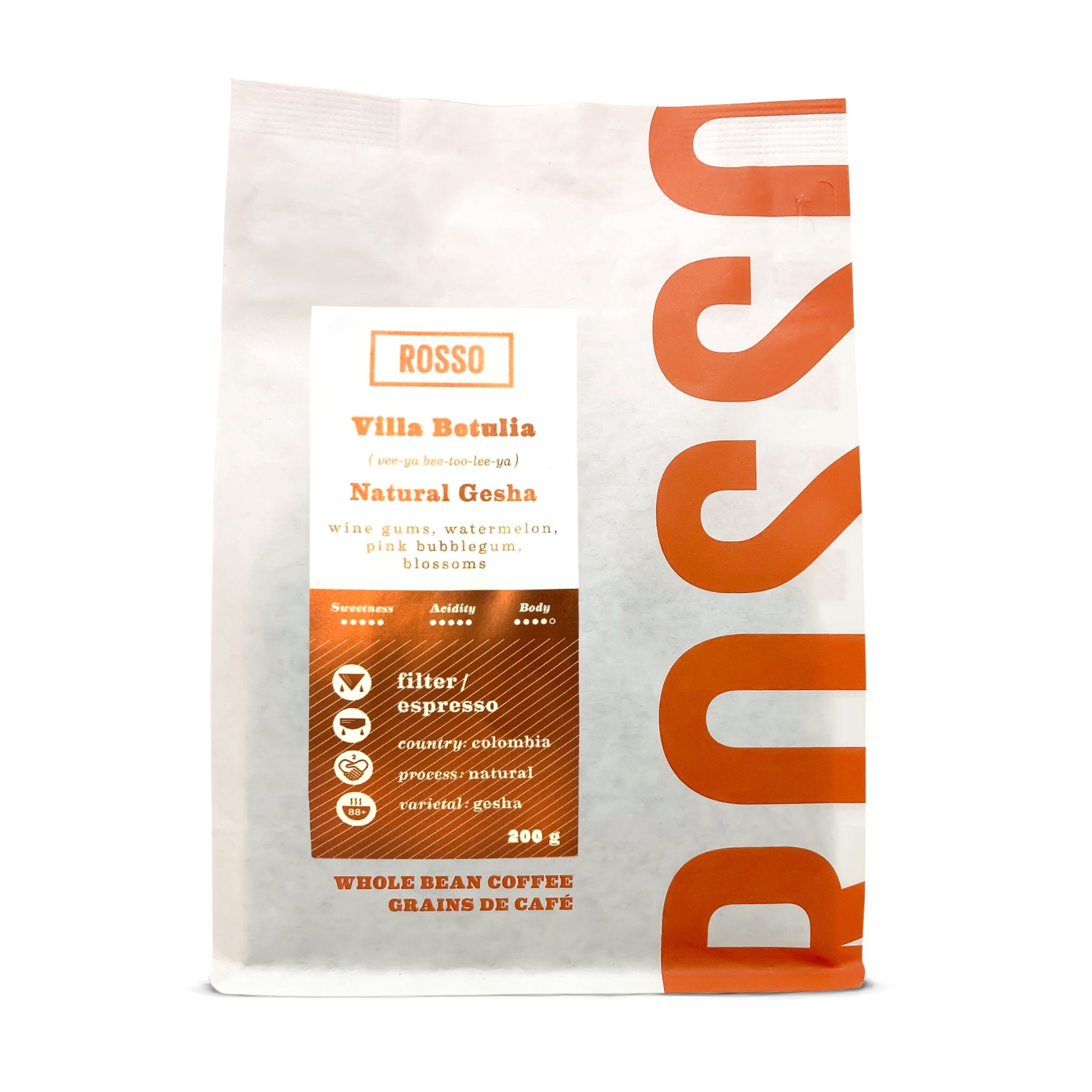 Villa Betulia Natural Gesha — Ships on Dec 20. Retail Web Rosso Coffee