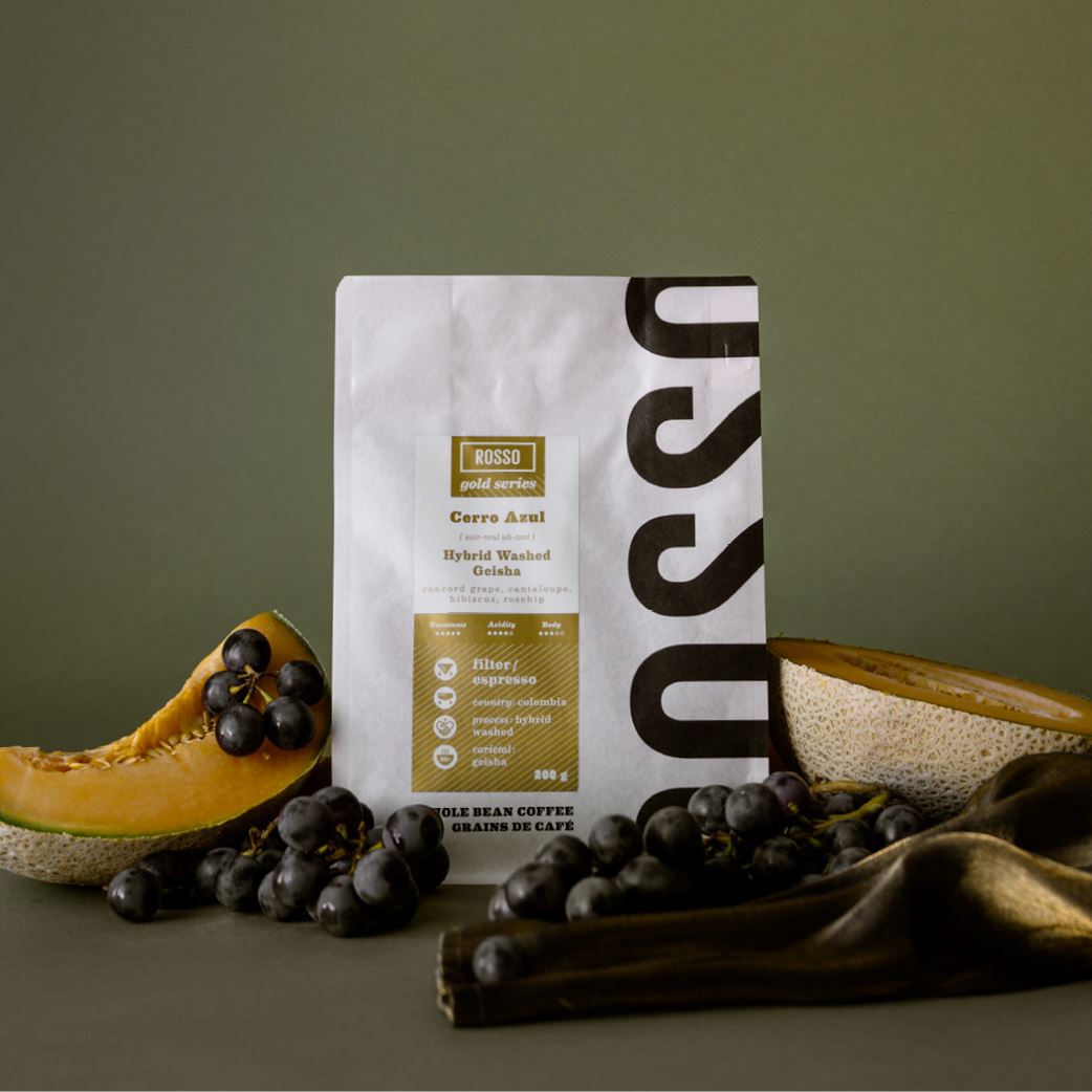 Cerro Azul—Hybrid Washed Geisha Retail Web Rosso Coffee 200g Whole Bean 