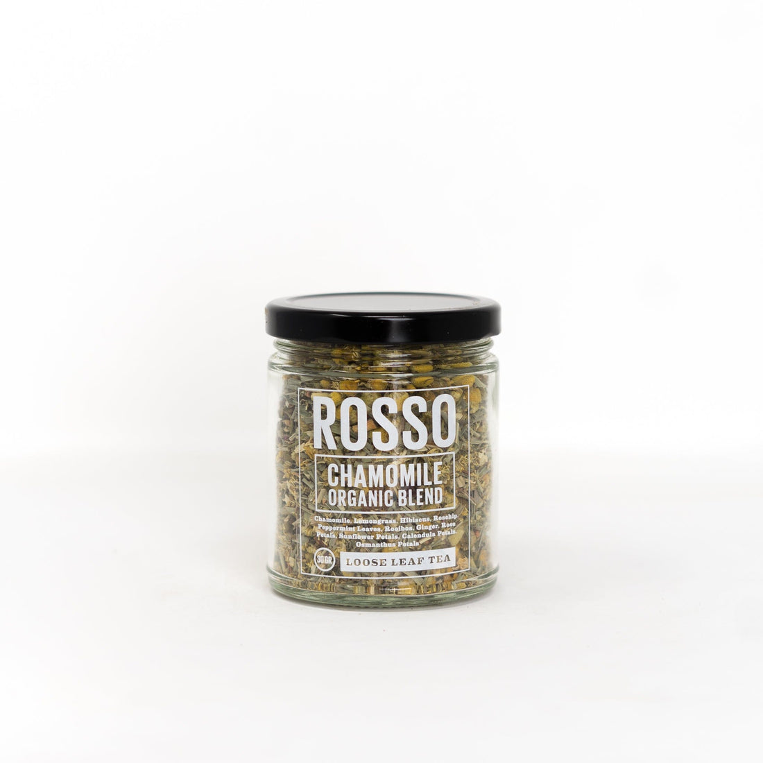 Organic Chamomile Blend Retail Web Tea 30g Jar 