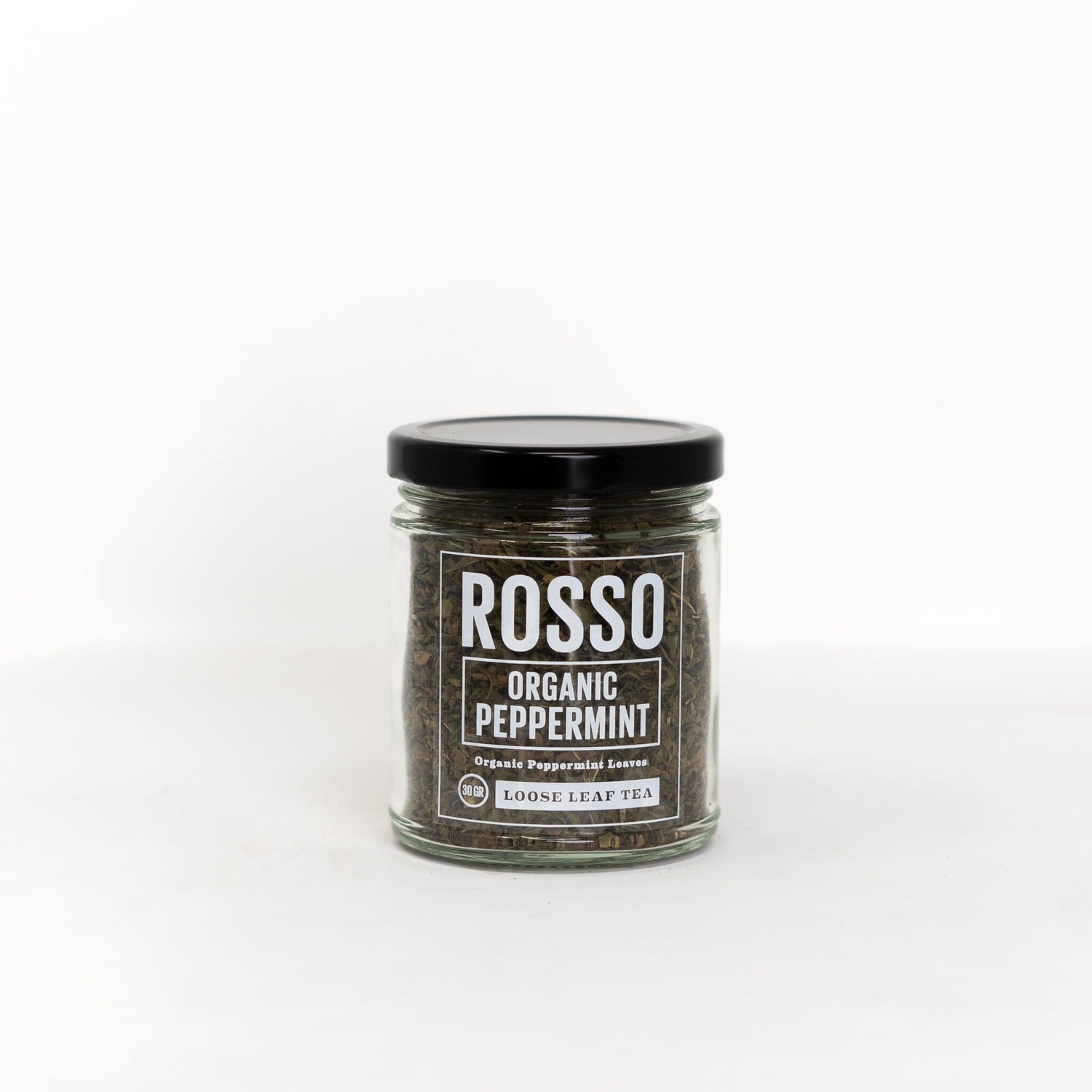 Peppermint Organic Retail Web Tea 30g Jar 