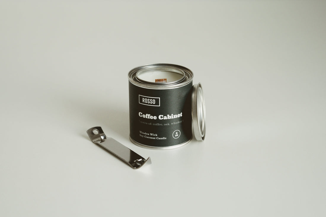 Rosso Coffee Cabinet Candle Retail Web Branded Merch 8oz 