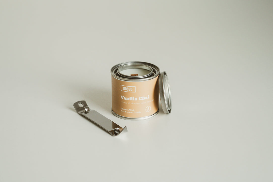 Rosso Vanilla Chai Candle Retail Web Branded Merch 4oz 