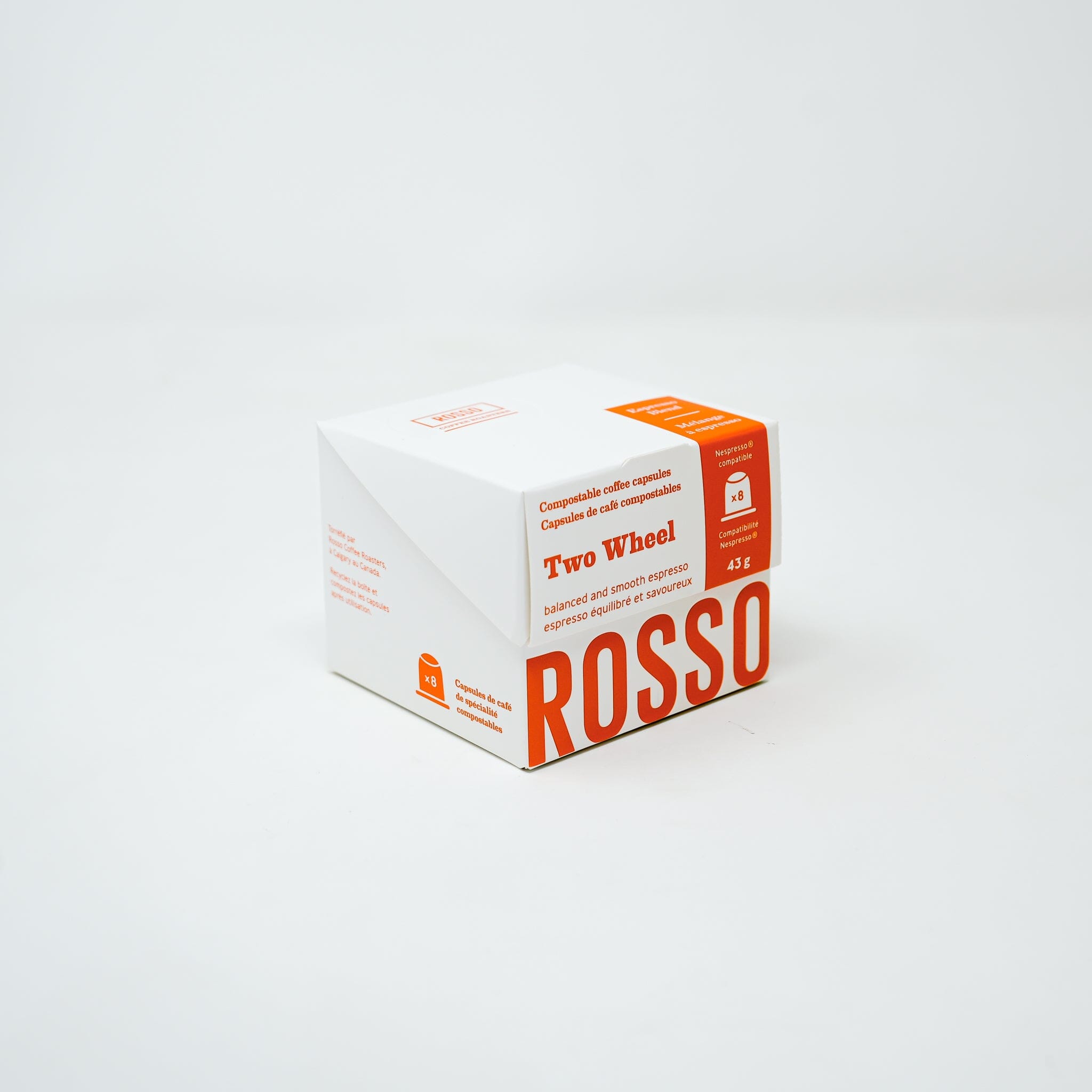 Rosso Caffe Dark Roast Coffee Capsules for Nespresso Original Machine 60  Count